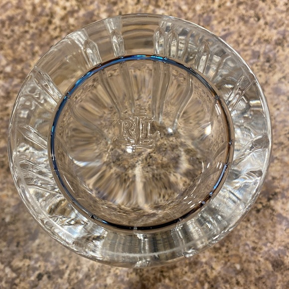 Lauren Ralph Lauren 1 Lowball Turner Crystal Whisky Double Old Fashioned Glass - Picture 10 of 15